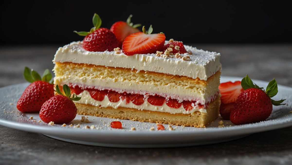 Recette de gâteau à la fraise et au mascarpone