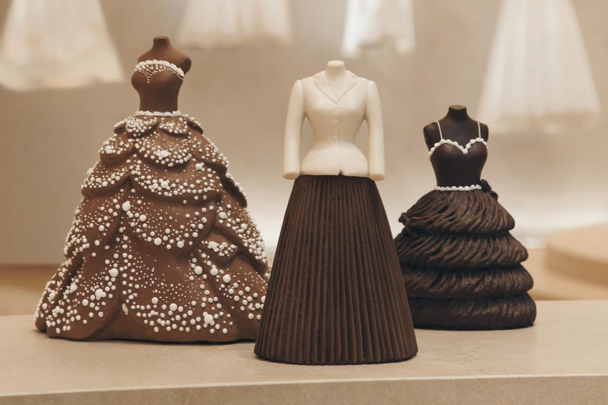 Dior réinvente la gourmandise avec ses robes en chocolat