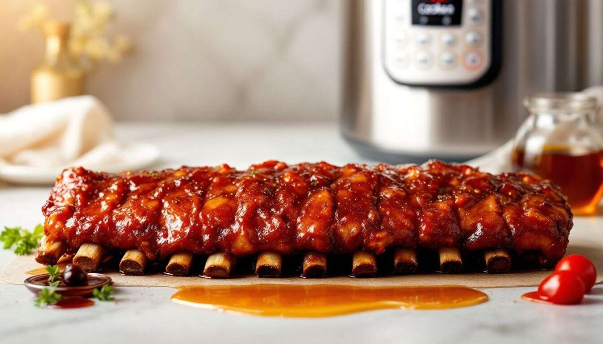 Recette des travers de porc au miel au Cookeo