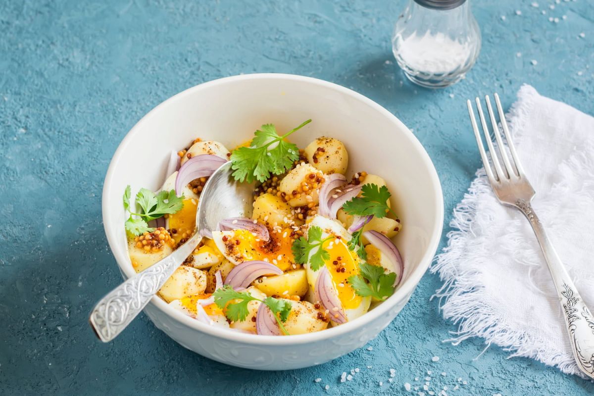 Découvrez la salade de pommes de terre gourmande de Norbert Tarayre