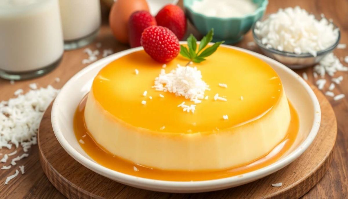 Un flan coco léger pour une escapade gustative sans culpabilité
