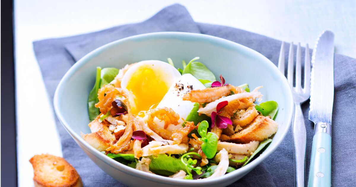 Salade croquante au gras-double