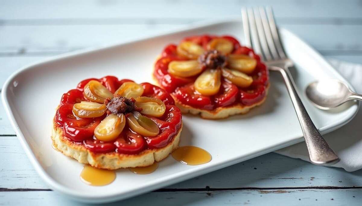 Rafraîchissez vos repas avec la mini tarte tatin aux tomates cerises