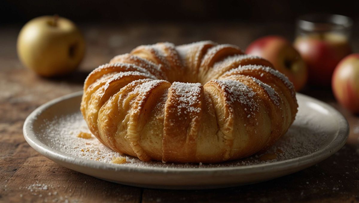 Plongez dans les délices d'une pompe aux pommes d'antan