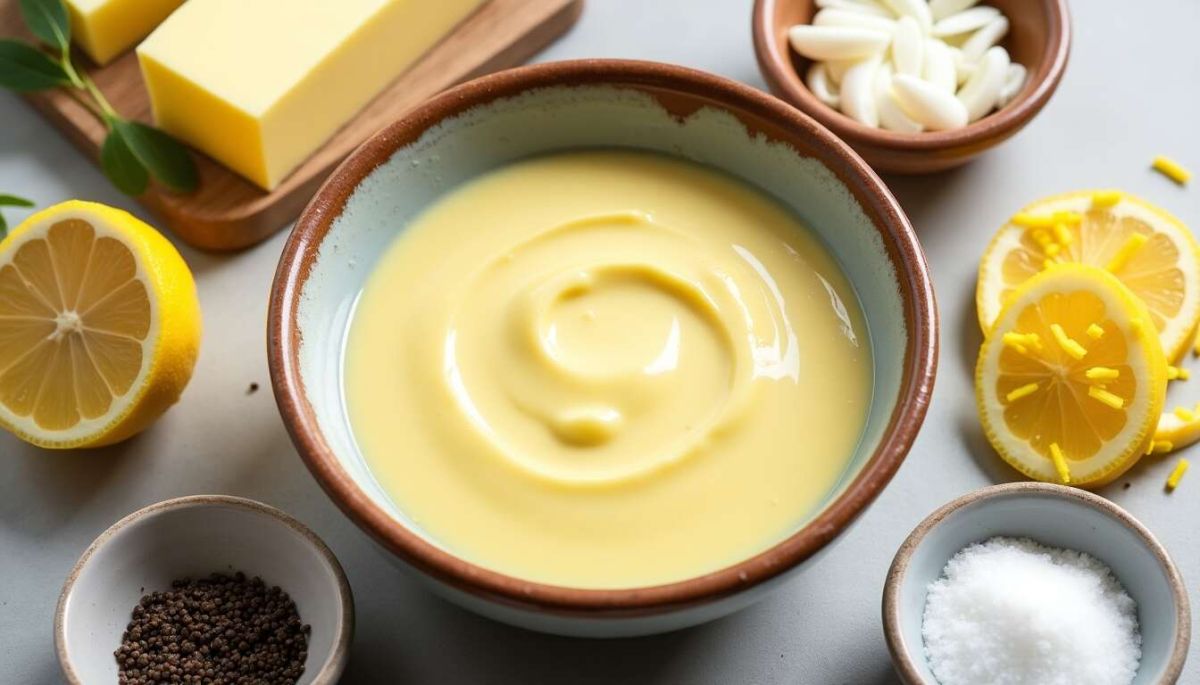 Une sauce crémeuse au beurre et citron pour rehausser vos plats
