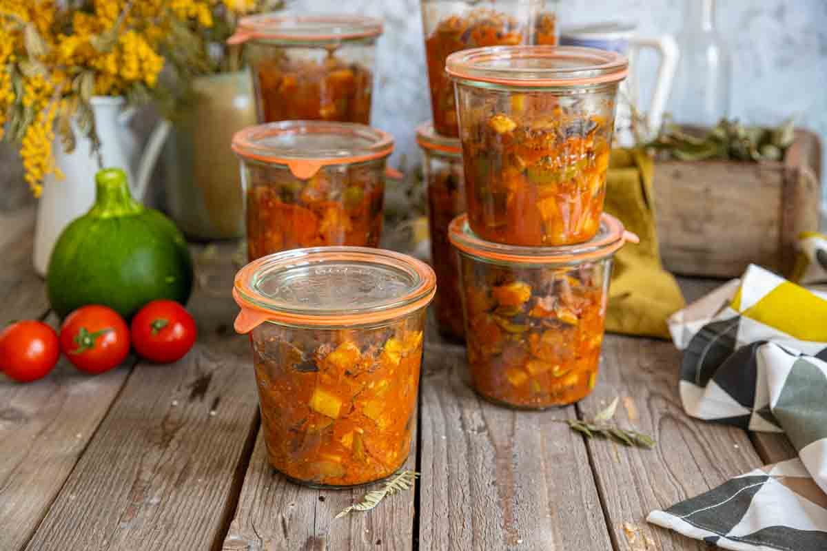 Préparez vos bocaux de ratatouille maison pour l'hiver