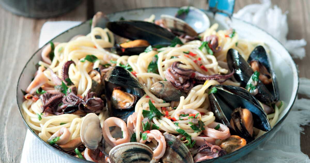 Spaghetti aux fruits de mer