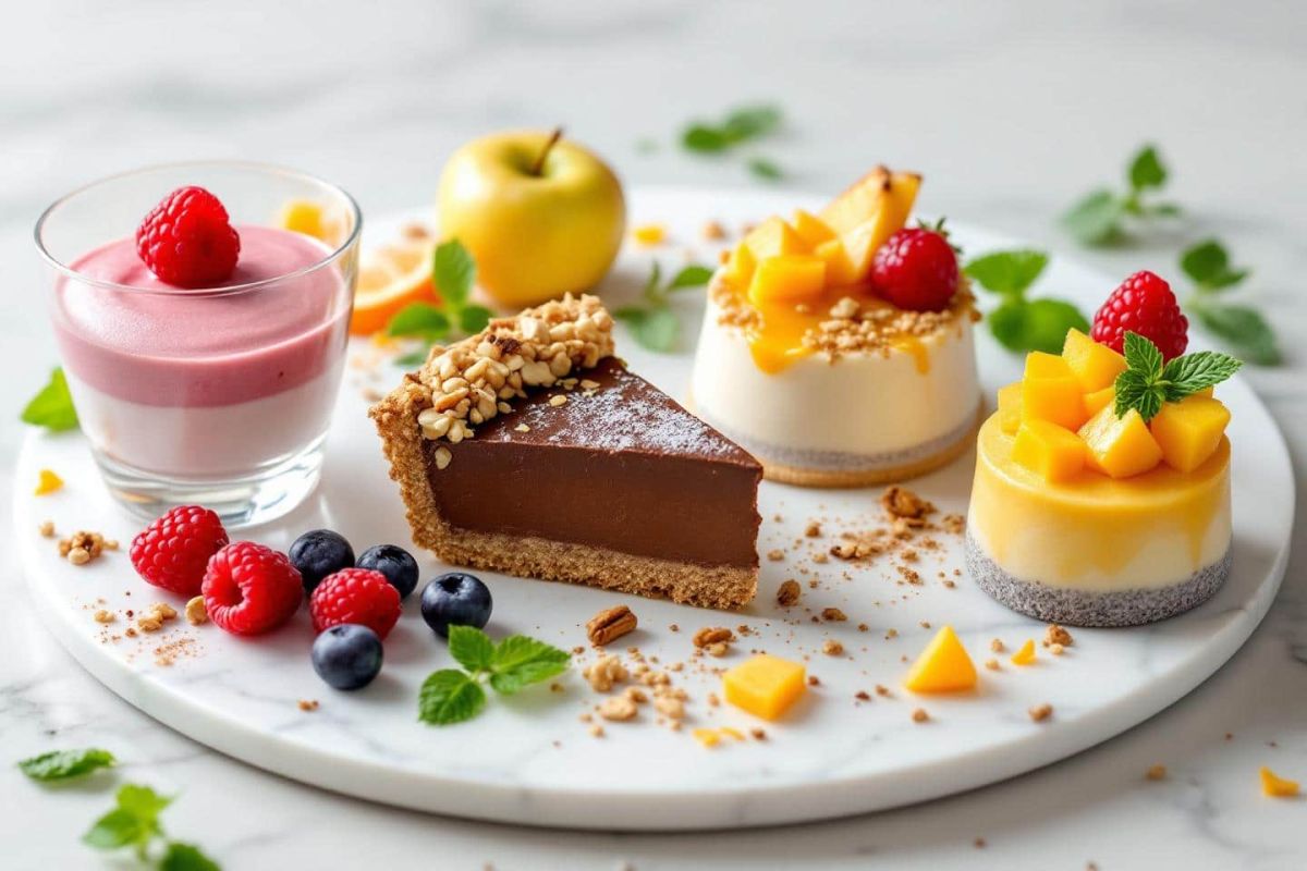 Cinq desserts sans sucre pour un plaisir léger et irrésistible
