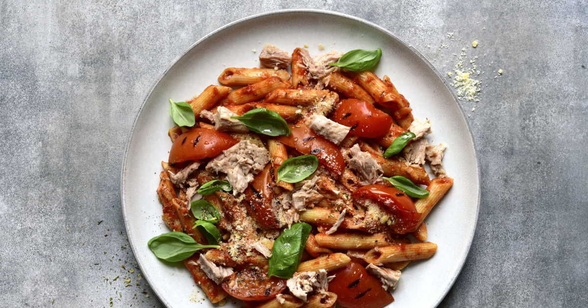Découvrez la recette savoureuse des rigatoni au thon par Laurent Mariotte