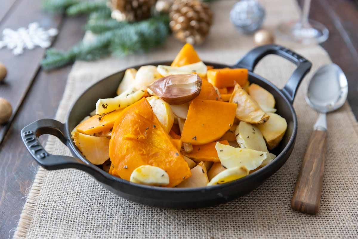 Légumes d'automne rôtis au four
