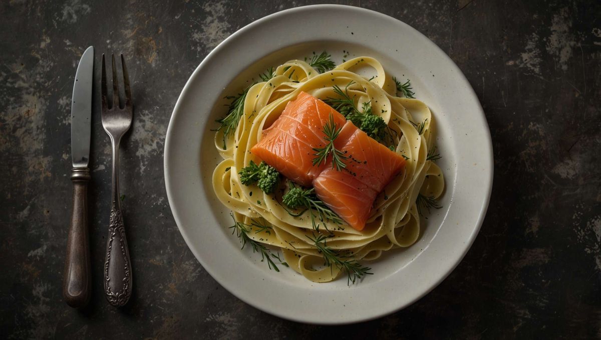 salade de tagliatelles au saumon : une recette pleine de fraîcheur