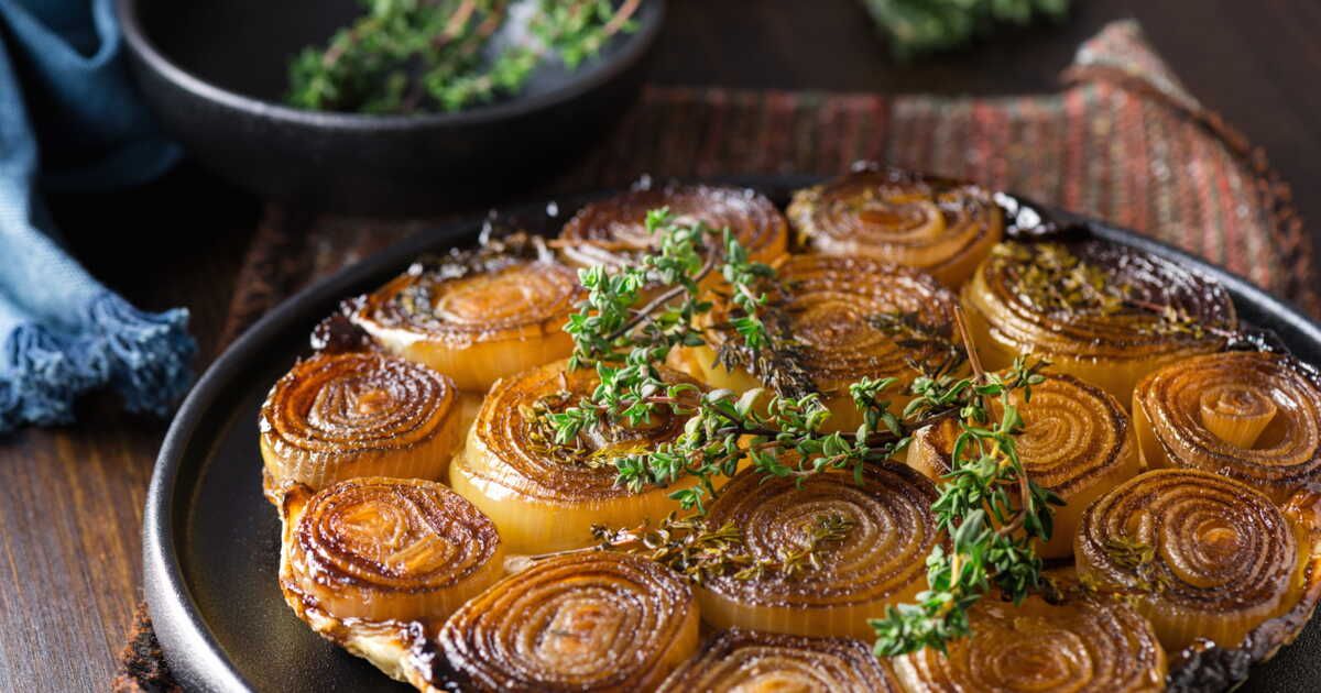Une tarte à l'oignon express : prête en 15 minutes