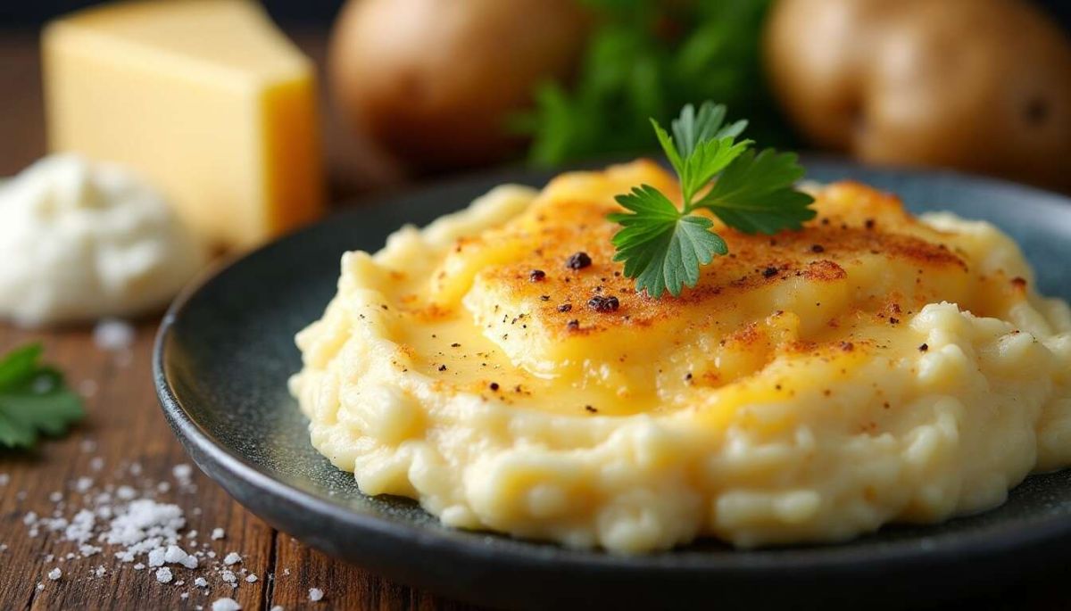 Redécouvrez la purée de pommes de terre au camembert