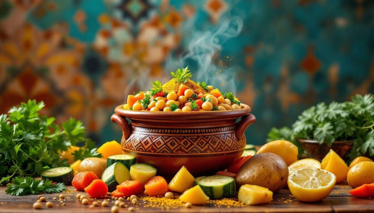 Dégustez le tajine de légumes : une recette marocaine riche en saveurs