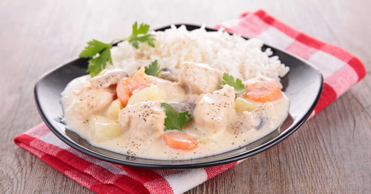 La blanquette de poulet express : un délice pour les grandes tablées