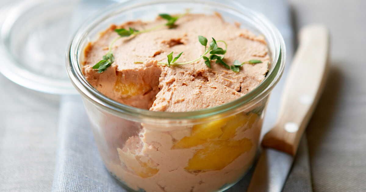 Mousse de foies de volailles aux pommes