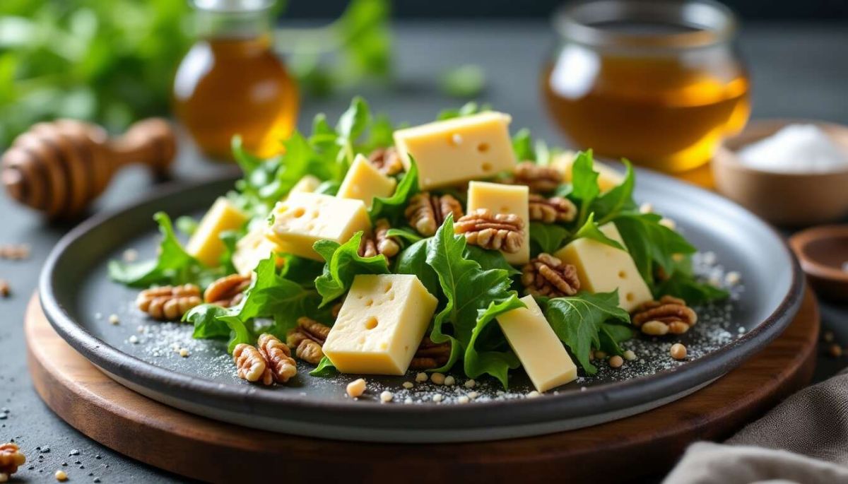Découvrez une salade de roquefort aux noix : une recette facile et savoureuse