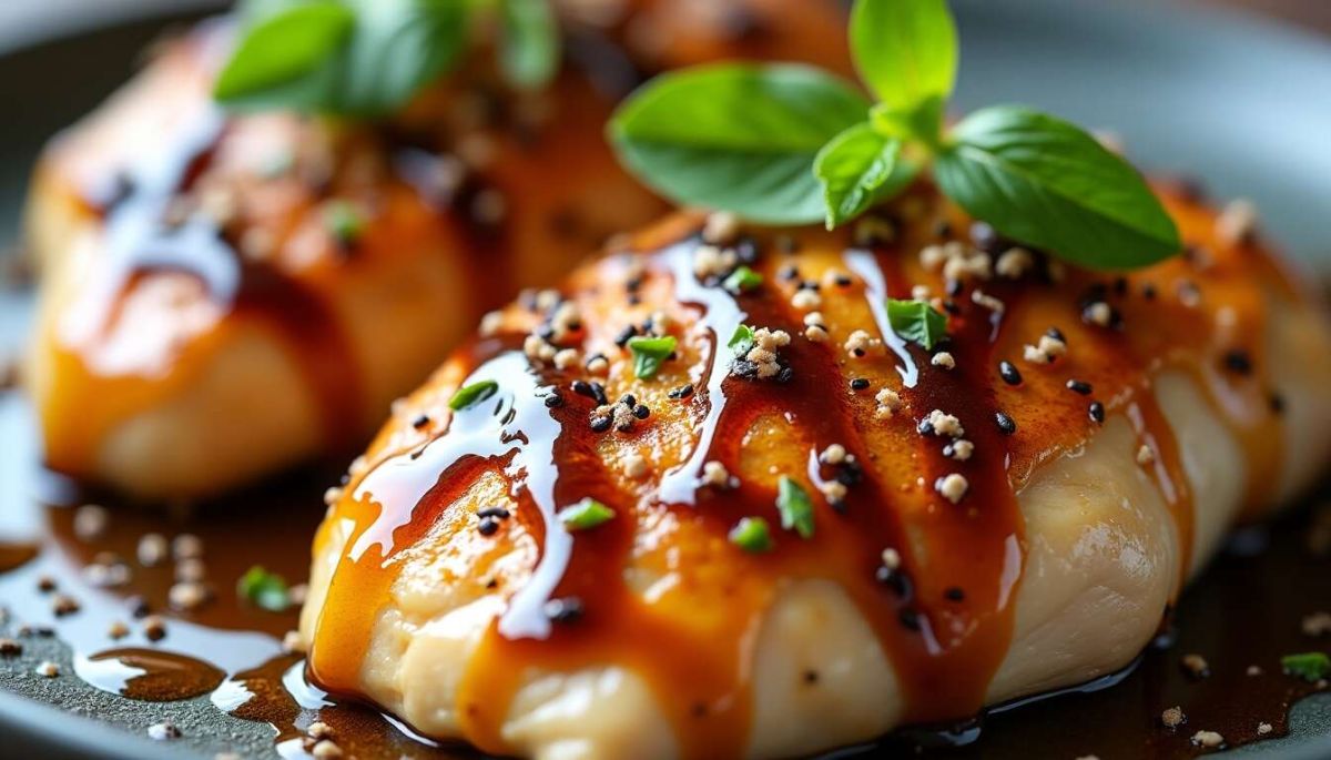 Savourez des blancs de poulet au miel et balsamique : une recette à découvrir