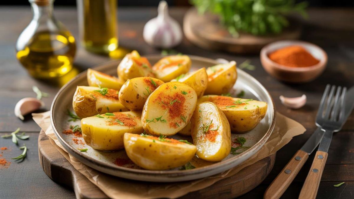 Pommes de terre croustillantes au four : une recette rapide et savoureuse