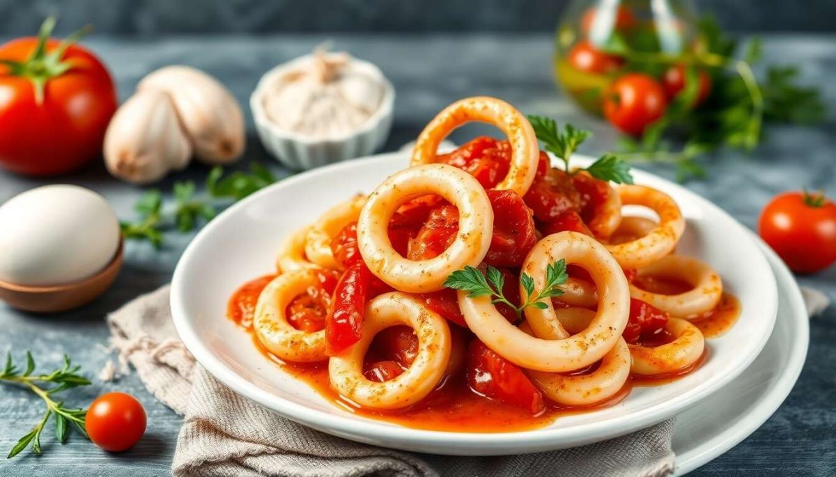 Anneaux de calamar à la tomate : un plat méditerranéen à réaliser chez soi