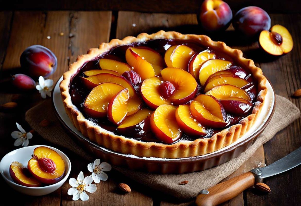 Plongez dans la douceur d'une tarte aux mirabelles lorraine