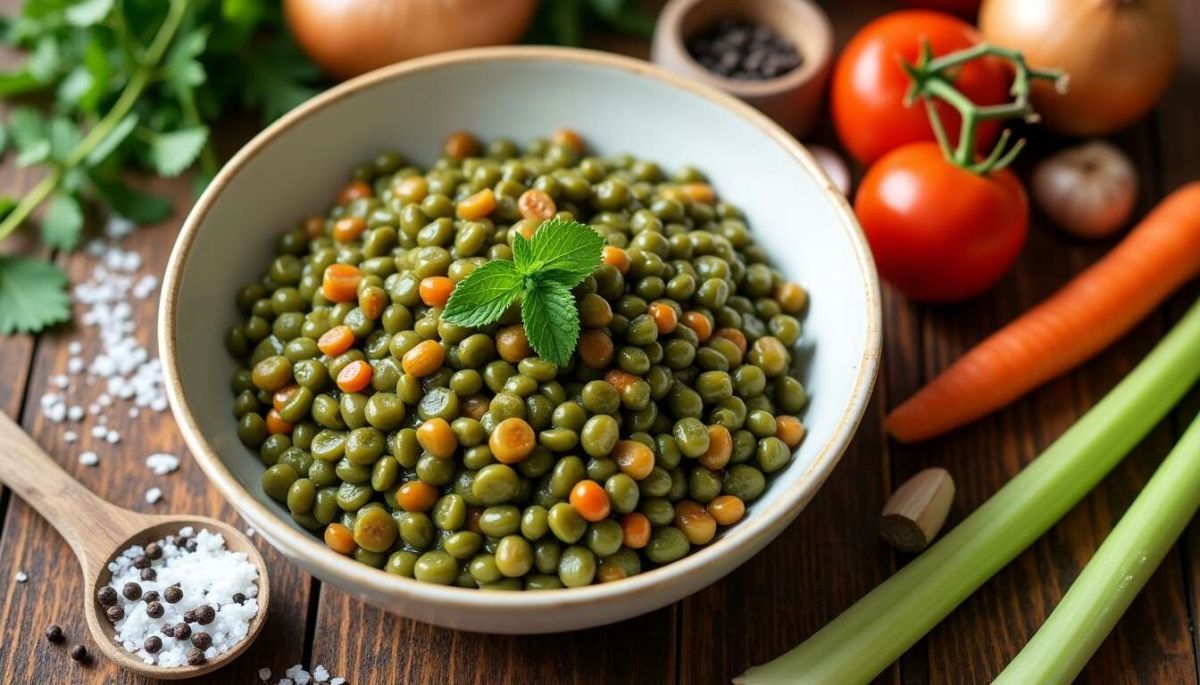 Recette réconfortante de lentilles mijotées aux légumes pour célébrer l'automne