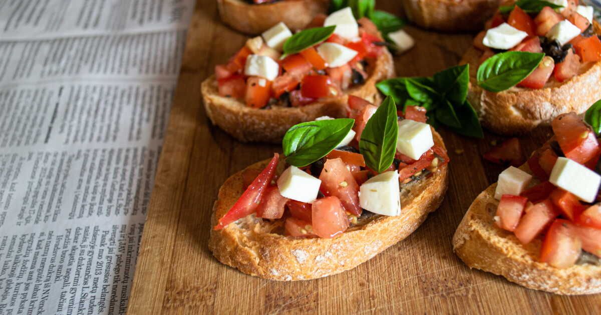 Des bruschettas légères pour régaler vos papilles cet été