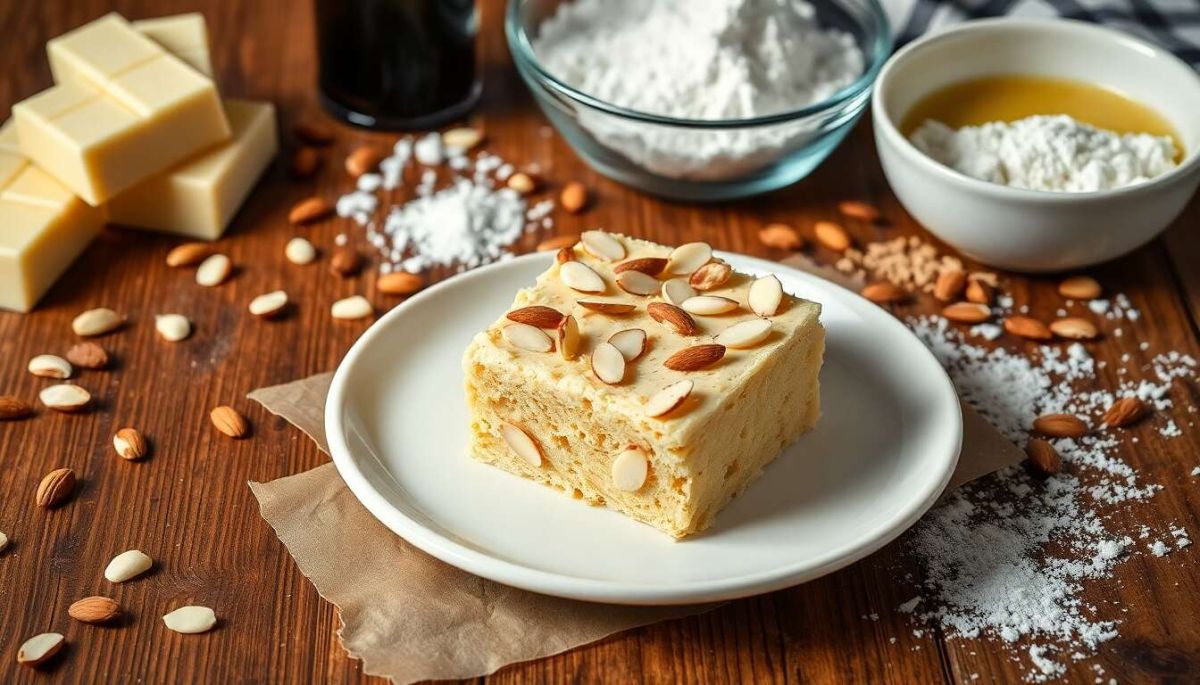 Brownie au chocolat blanc et amandes : une douceur à savourer