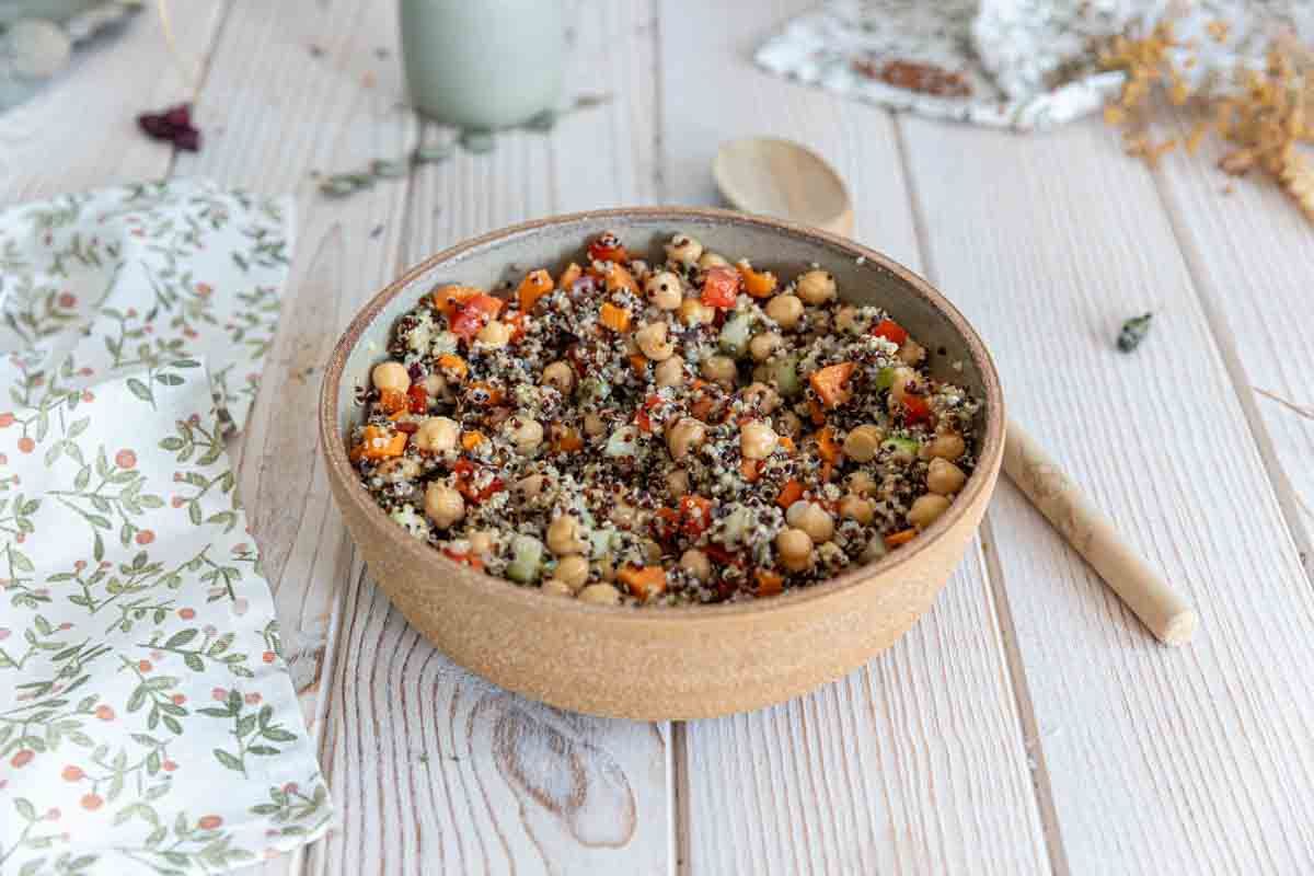 La salade de quinoa et pois chiches