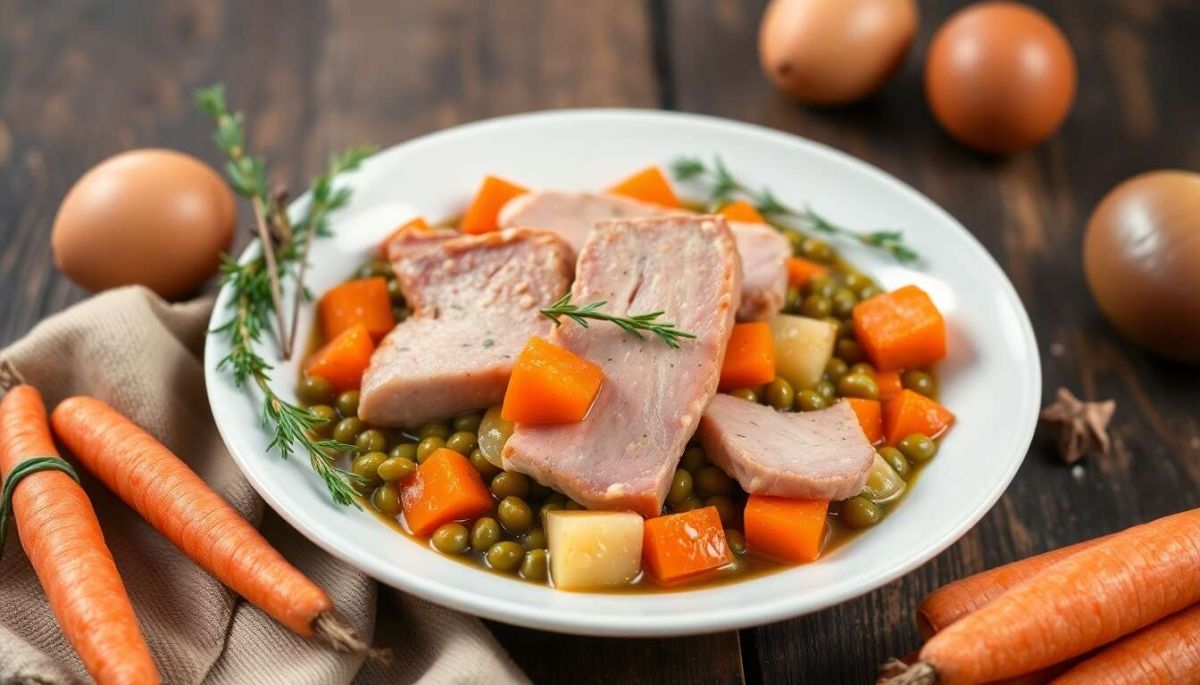 à la découverte du petit salé à la limousine, un plat réconfortant à savourer