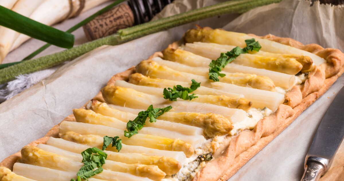 La tarte aux asperges d'Yves Camdeborde : une recette incontournable