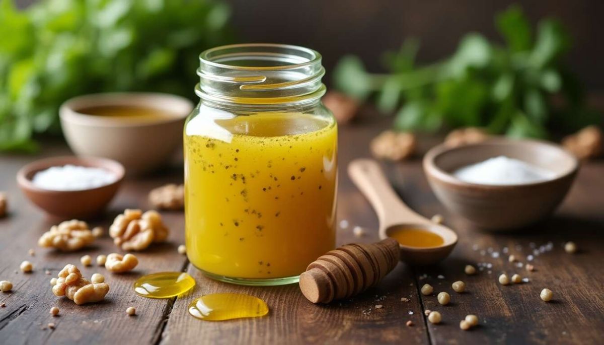 Recette de vinaigrette à l'huile de noix