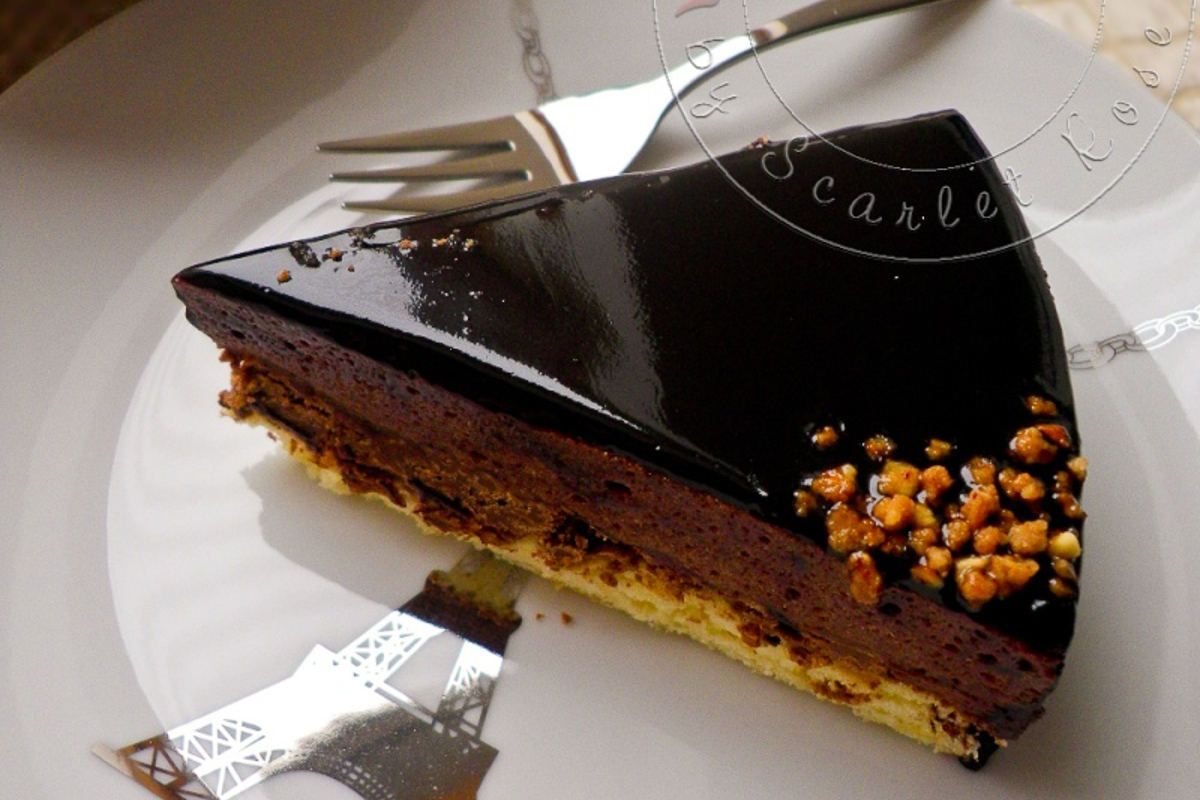 Un royal revisité à la mousse de Nutella