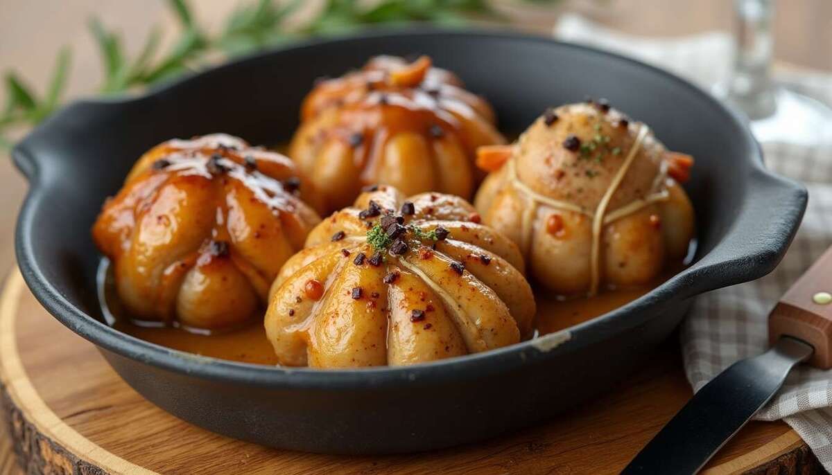 Paupiettes de lapin à la moutarde : un délice à savourer
