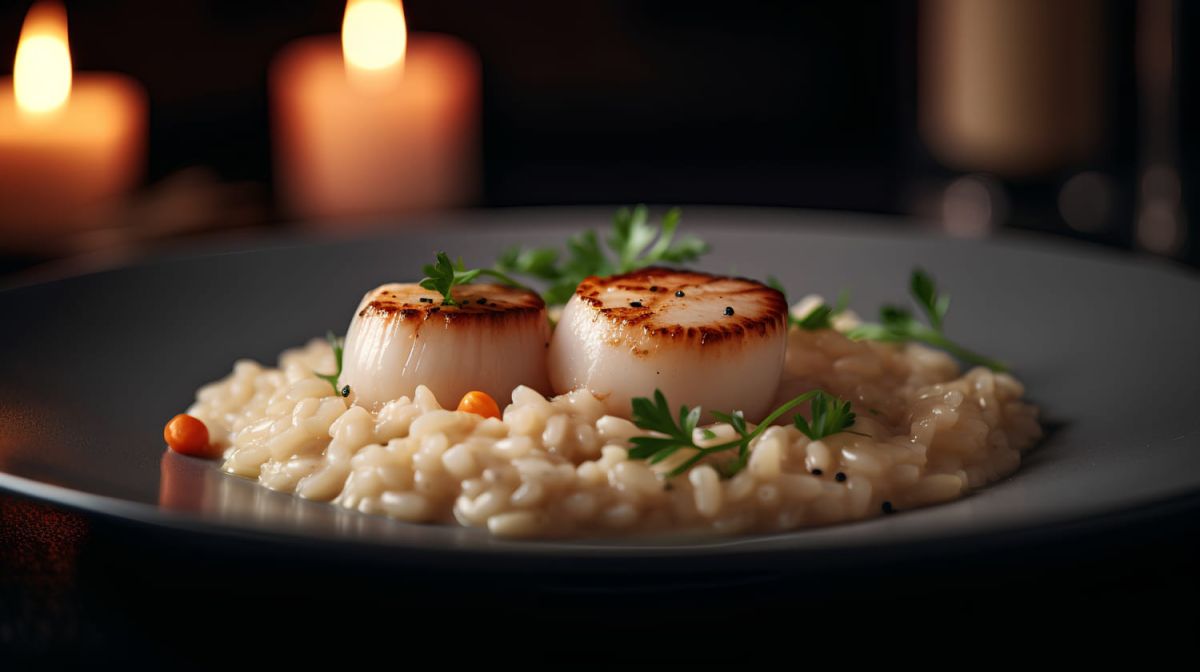 Un risotto aux noix de Saint-Jacques pour émerveiller vos invités à Noël