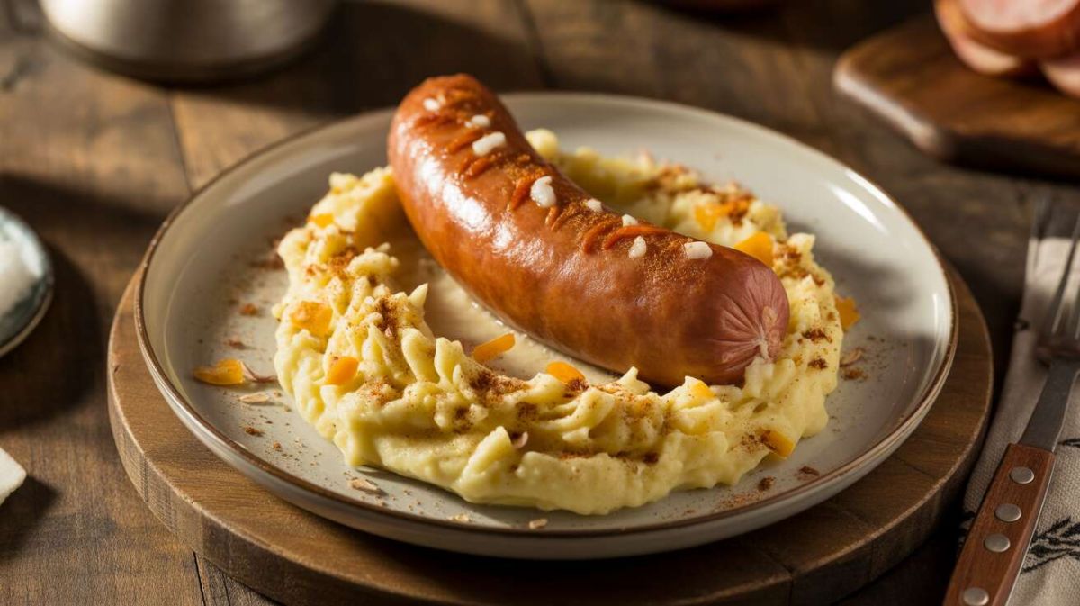 Redécouvrez le classique saucisse purée avec cette recette réconfort