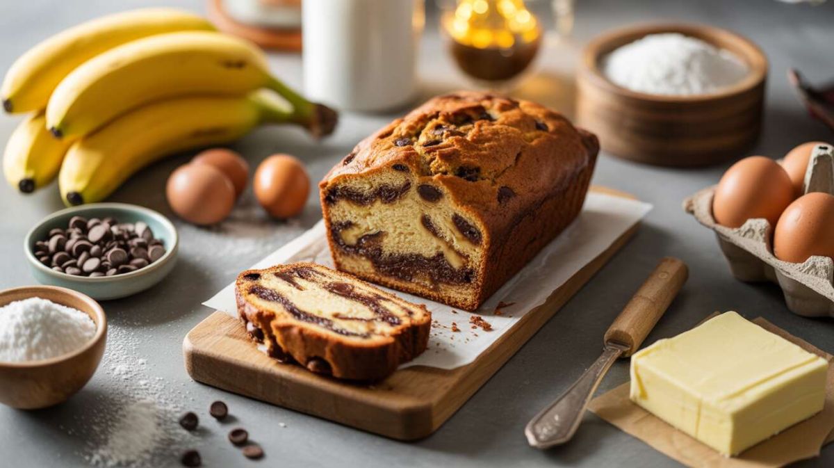 Un banana bread délicieux à préparer la veille pour un matin serein