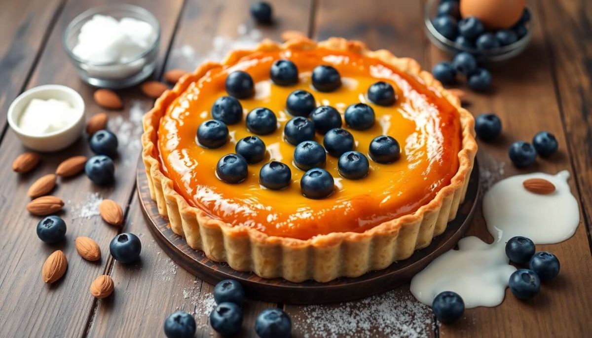 Tarte amandine aux myrtilles : un délice facile à réaliser